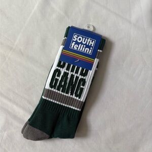 Eagles Green and Gray Socks bird gang